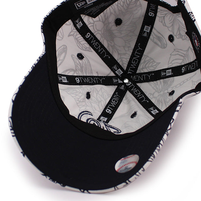 女性用 ニューエラ キャップ 9TWENTY ストラップバック ワシントン ナショナルズ MLB FLORAL STRAPBACK CAP WHITE