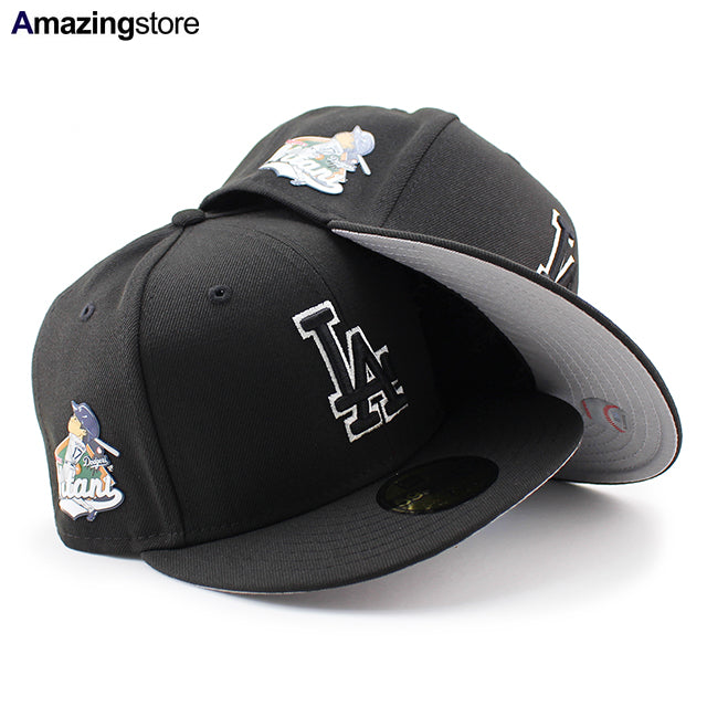 大谷翔平モデル ニューエラ 59FIFTY ロサンゼルス ドジャース MLB SHOHEI OHTANI BATTING FITTED CAP BLACK