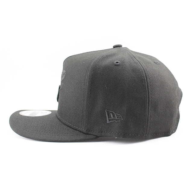 ニューエラ キャップ 9FIFTY スナップバック ボルチモア オリオールズ MLB A-FRAME SNAPBACK CAP BLACKOUT