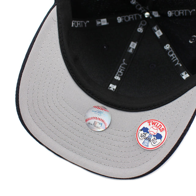 ニューエラ キャップ 9FORTY M-CROWN スナップバック ミネソタ ツインズ 2025 MLB CLUB HOUSE SNAPBACK CAP NAVY