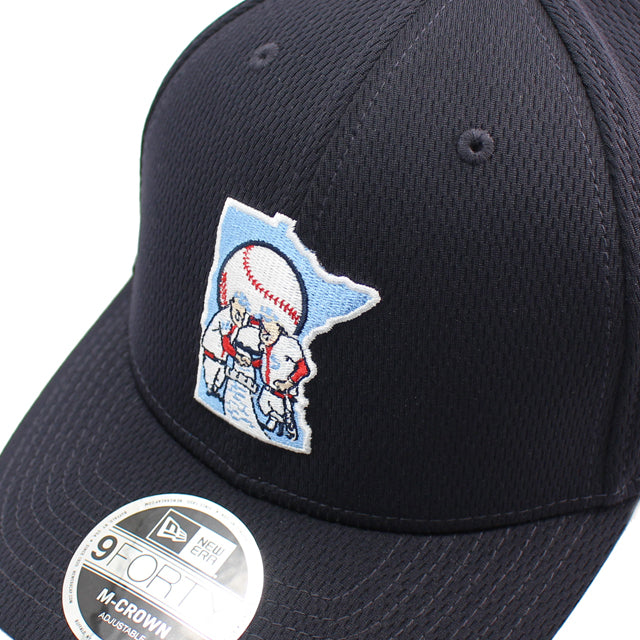 ニューエラ キャップ 9FORTY M-CROWN スナップバック ミネソタ ツインズ 2025 MLB CLUB HOUSE SNAPBACK CAP NAVY