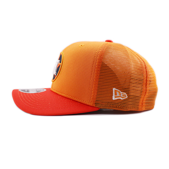 ニューエラ キャップ 9SEVENTY ストレッチ スナップバック ヒューストン アストロズ 2025 MLB SPRING TRAINING BP STRETCH MESH SNAPBACK CAP ORANGE