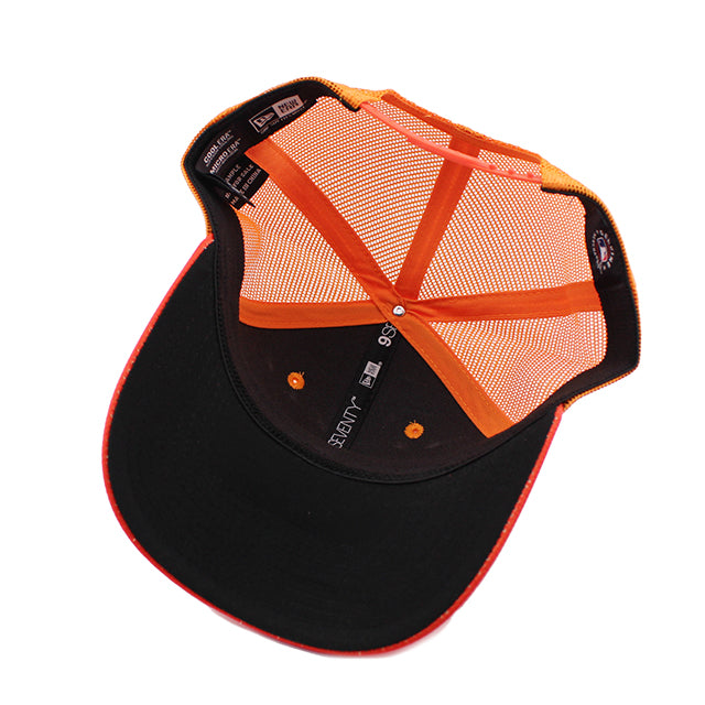 ニューエラ キャップ 9SEVENTY ストレッチ スナップバック ヒューストン アストロズ 2025 MLB SPRING TRAINING BP STRETCH MESH SNAPBACK CAP ORANGE