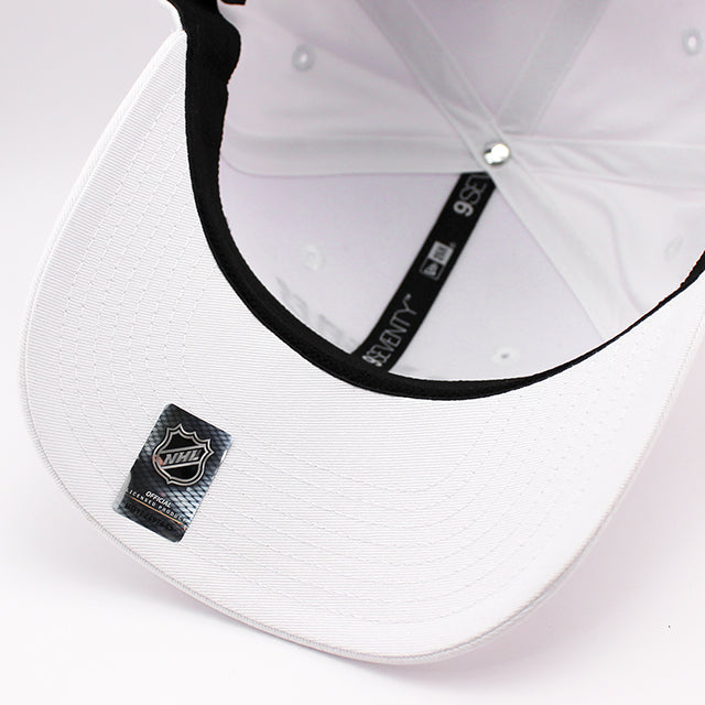 ニューエラ キャップ 9SEVENTY ストレッチ スナップバック アナハイム ダックス NHL STRETCH SNAPBACK CAP WHITE