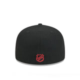 ニューエラ キャップ 59FIFTY シカゴ ブラックホークス NHL TEAM BASIC FITTED CAP BLACK