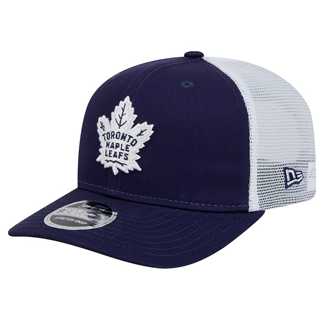 ニューエラ キャップ 9SEVENTY ストレッチ メッシュ スナップバック トロント メープル リーフス NHL STRETCH MESH SNAPBACK CAP NAVY