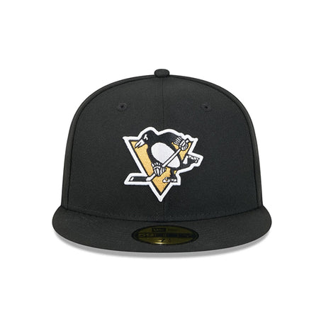 ニューエラ キャップ 59FIFTY ピッツバーグ ペンギンズ NHL TEAM BASIC FITTED CAP BLACK