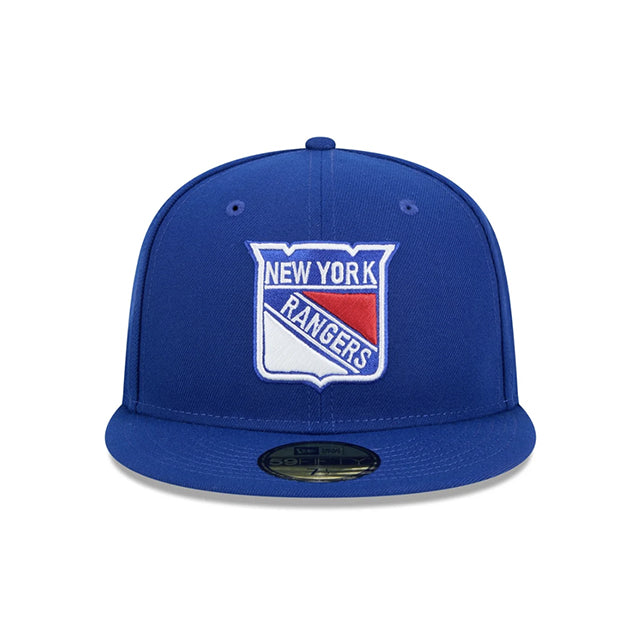 ニューエラ キャップ 59FIFTY ニューヨーク レンジャース NHL TEAM BASIC FITTED CAP BLUE