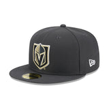ニューエラ キャップ 59FIFTY ラスベガス ゴールデンナイツ NHL TEAM BASIC FITTED CAP GRAPHITE