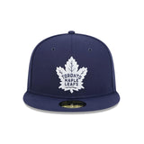 ニューエラ キャップ 59FIFTY トロント メイプルリーフス NHL TEAM BASIC FITTED CAP NAVY