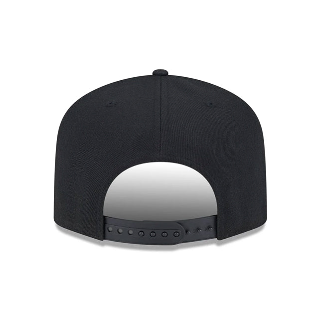 ニューエラ キャップ 9FIFTY スナップバック アナハイム ダックス NHL SCRIPT A-FRAME SNAPBACK CAP BLACK