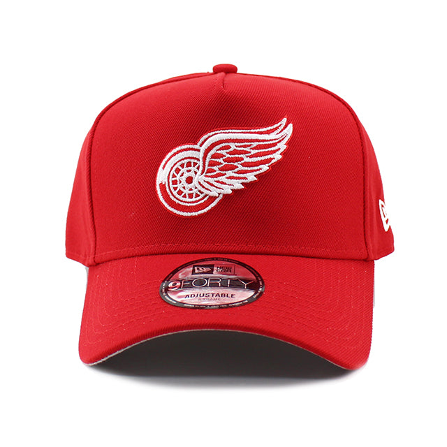 ニューエラ キャップ 9FORTY スナップバック デトロイト レッドウィングス NHL A-FRAME SNAPBACK CAP RED