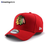 ニューエラ キャップ 9FORTY スナップバック シカゴ ブラックホークス NHL A-FRAME SNAPBACK CAP RED