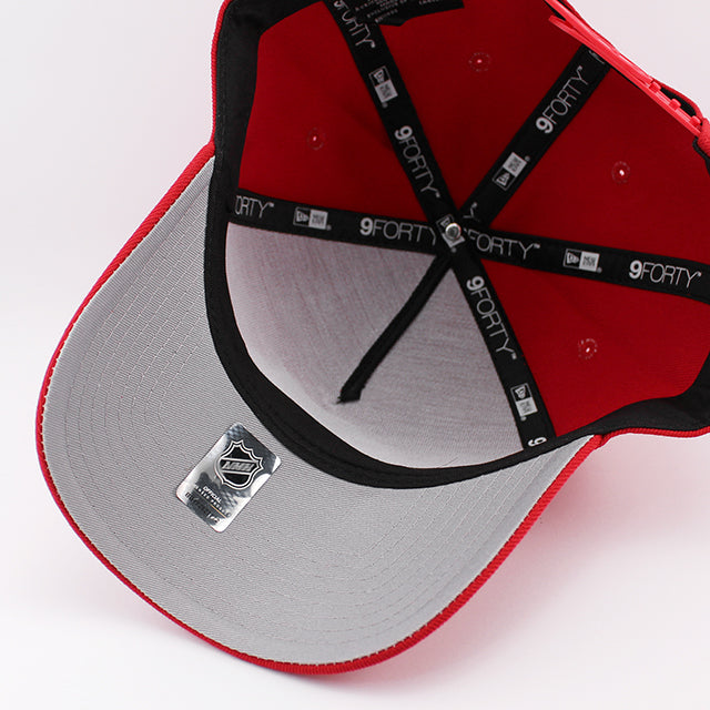 ニューエラ キャップ 9FORTY スナップバック シカゴ ブラックホークス NHL A-FRAME SNAPBACK CAP RED