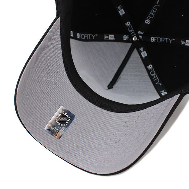 ニューエラ キャップ 9FORTY スナップバック サンノゼ シャークス NHL A-FRAME SNAPBACK CAP BLACK