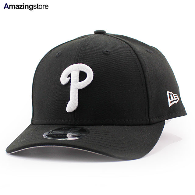 ニューエラ 9FORTY M-CROWN スナップバック フィラデルフィア フィリーズ MLB SNAPBACK CAP BLACK-WHITE