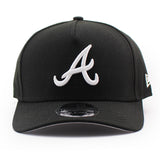 ニューエラ 9FORTY M-CROWN A-FRAME スナップバック アトランタ ブレーブス MLB SNAPBACK CAP BLACK