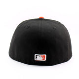 ニューエラ キャップ 59FIFTY チェサピーク ベイソックス MiLB ON-FIELD AUTHENTIC ROAD FITTED CAP BLACK