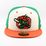 ニューエラ キャップ 59FIFTY グリーンズボロ グラスホッパーズ MiLB ON-FIELD AUTHENTIC ALT3 FITTED CAP