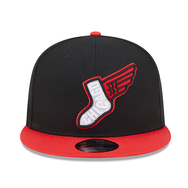 シティコネクト ニューエラ キャップ 9FIFTY シカゴ ホワイトソックス MLB CITY CONNECT ALTERNATE SNAPBACK CAP BLACK-RED