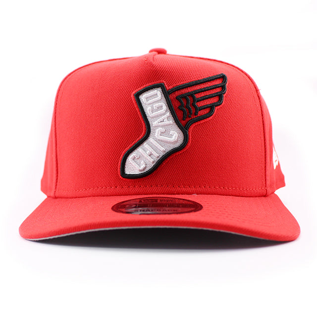 ニューエラ キャップ 9FIFTY スナップバック シカゴ ホワイトソックス 2025 MLB CITY CONNECT A-FRAME SNAPBACK CAP RED