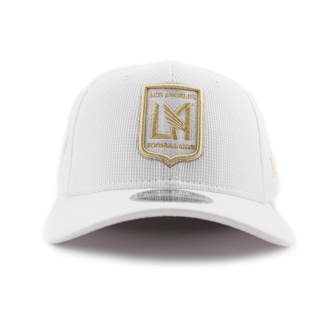 ニューエラ キャップ 9SEVENTY ストレッチ スナップバック ロサンゼルス FC MLS STRETCH SNAPBACK CAP WHITE
