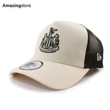 ニューエラ キャップ メッシュキャップ ニューカッスル ユナイテッドFC PREMIER LEAGUE SEASONAL TRUCKER MESH CAP CREAM