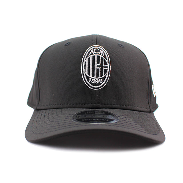 ニューエラ キャップ 9SEVENTY ストレッチ スナップバック ACミラン SERIA A RECYCLED STRETCH SNAPBACK CAP BLACK