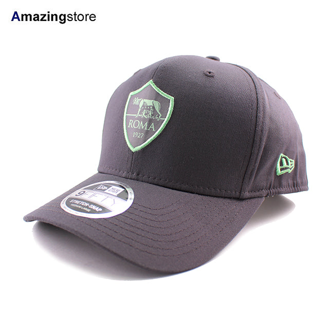 ニューエラ キャップ 9FIFTY ストレッチ スナップバック ASローマ SERIA A SEASONAL POP STRETCH SNAPBACK CAP GRAPHITE