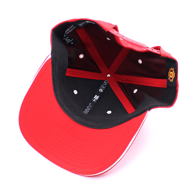 ニューエラ キャップ 9SEVENTY ストレッチ スナップバック マンチェスター ユナイテッドFC PREMIER LEAGUE RECYCLED STRETCH SNAPBACK CAP RED