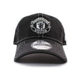ニューエラ キャップ 9TWENTY マンチェスター ユナイテッドFC PREMIER LEAGUE CONTRAST STITCH STRAPBACK CAP BLACK