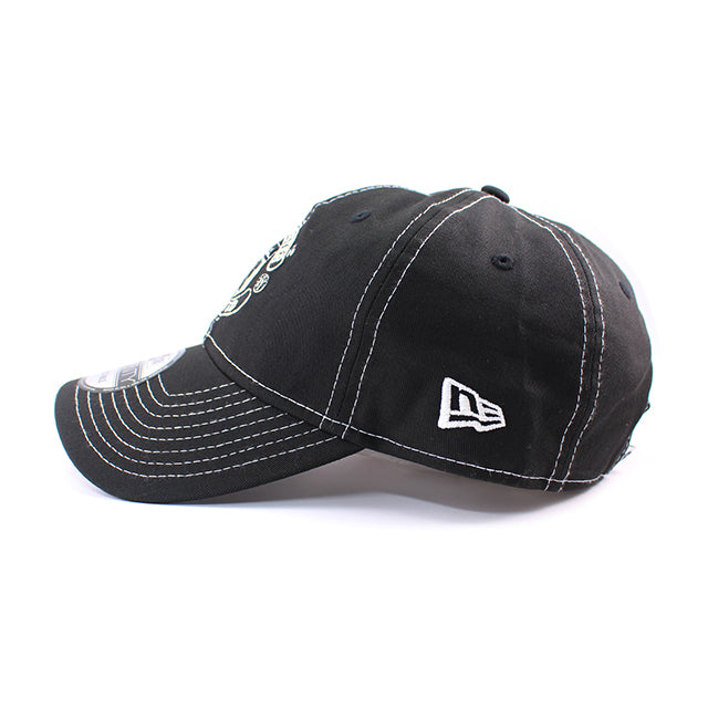 ニューエラ キャップ 9TWENTY マンチェスター ユナイテッドFC PREMIER LEAGUE CONTRAST STITCH STRAPBACK CAP BLACK