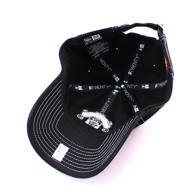 ニューエラ キャップ 9TWENTY マンチェスター ユナイテッドFC PREMIER LEAGUE CONTRAST STITCH STRAPBACK CAP BLACK