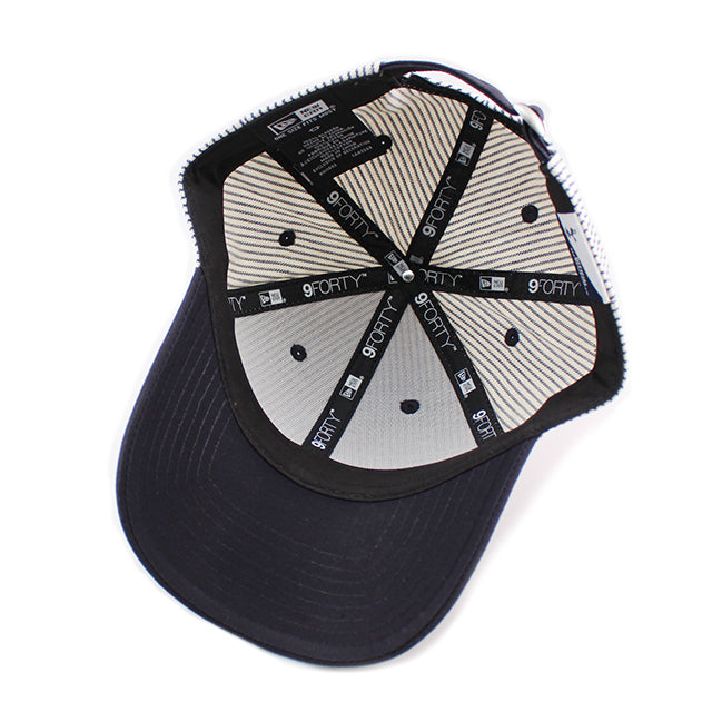 ニューエラ キャップ 9FORTY ストラップバック トッテナム ホットスパー FC PREMIER LEAGUE CONTRAST PINSTRIPE STRAPBACK CAP IVORY NAVY
