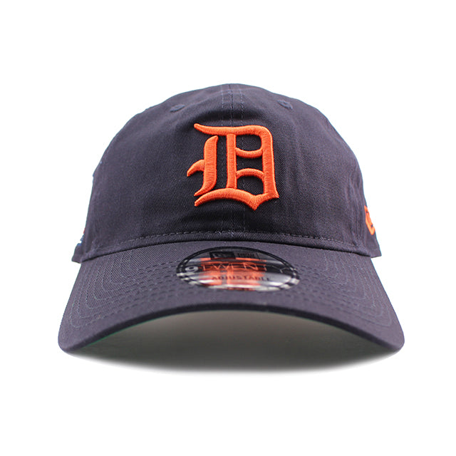 2025 MLB ホールオブフェイムモデル ニューエラ 9TWENTY ストラップバック デトロイト タイガース 2025 MLB HALL OF FAME COOPERSTOWN STRAPBACK CAP NAVY