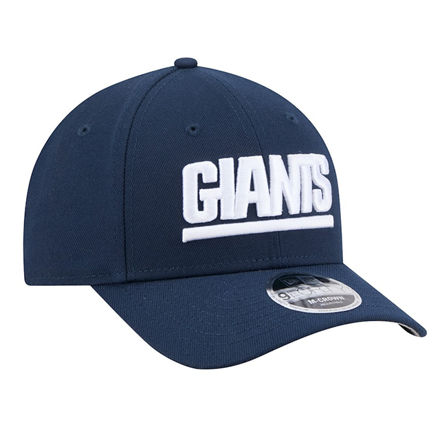 ニューエラ キャップ 9FORTY M-CROWN A-FRAME ニューヨーク ジャイアンツ NFL SNAPBACK CAP NAVY