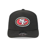 ニューエラ キャップ 9SEVENTY ストレッチ スナップバック サンフランシスコ フォーティーナイナーズ NFL MESH STRETCH SNAPBACK CAP BLACK