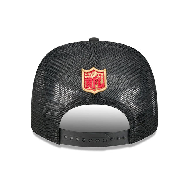 ニューエラ キャップ 9SEVENTY ストレッチ スナップバック サンフランシスコ フォーティーナイナーズ NFL MESH STRETCH SNAPBACK CAP BLACK