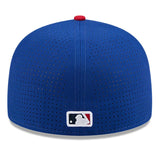 2025 MLB オールスターワークアウトモデル ニューエラ キャップ 59FIFTY サンディエゴ パドレス 2025 MLB ALL-STAR GAME WORKOUT SPLIT PANEL FITTED CAP ROYAL BLUE