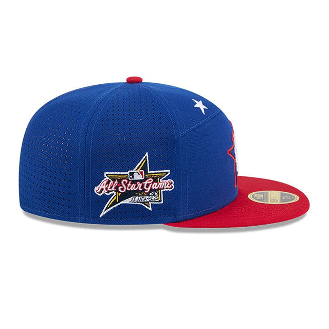 2025 MLB オールスターワークアウトモデル ニューエラ キャップ 59FIFTY ニューヨーク メッツ 2025 MLB ALL-STAR GAME WORKOUT SPLIT PANEL FITTED CAP ROYAL BLUE