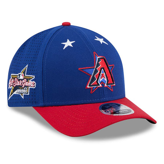 2025 MLB オールスターワークアウトモデル ニューエラ 9FORTY M-CROWN スナップバック アリゾナ ダイヤモンドバックス 2025 MLB ALL-STAR GAME WORKOUT SNAPBACK CAP BLUE