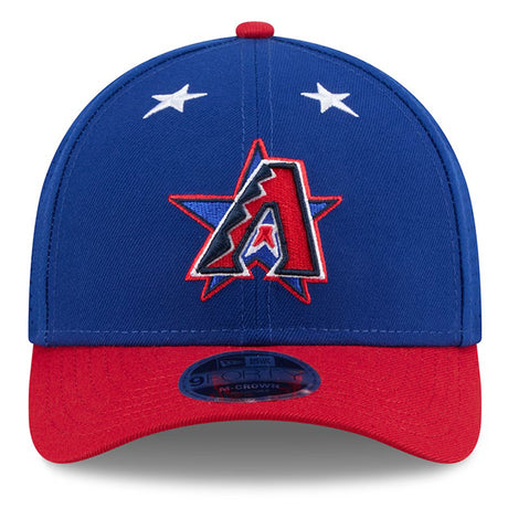 2025 MLB オールスターワークアウトモデル ニューエラ 9FORTY M-CROWN スナップバック アリゾナ ダイヤモンドバックス 2025 MLB ALL-STAR GAME WORKOUT SNAPBACK CAP BLUE