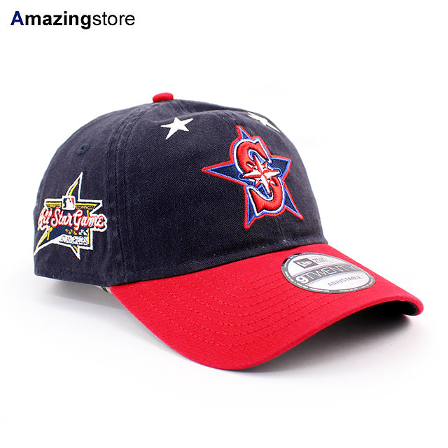 2025 MLB オールスターワークアウトモデル ニューエラ 9TWENTY ストラップバック シアトル マリナーズ 2025 MLB ALL-STAR GAME WORKOUT STRAPBACKCAP NAVY