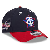 2025 MLB オールスターワークアウトモデル ニューエラ 9FORTY M-CROWN スナップバック ミネソタ ツインズ 2025 MLB ALL-STAR GAME WORKOUT SNAPBACK CAP NAVY