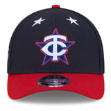 2025 MLB オールスターワークアウトモデル ニューエラ 9FORTY M-CROWN スナップバック ミネソタ ツインズ 2025 MLB ALL-STAR GAME WORKOUT SNAPBACK CAP NAVY