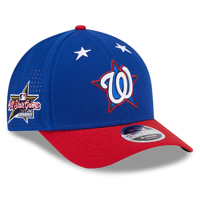 2025 MLB オールスターワークアウトモデル ニューエラ 9FORTY M-CROWN スナップバック ワシントン ナショナルズ 2025 MLB ALL-STAR GAME WORKOUT SNAPBACK CAP BLUE