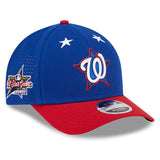 2025 MLB オールスターワークアウトモデル ニューエラ 9FORTY M-CROWN スナップバック ワシントン ナショナルズ 2025 MLB ALL-STAR GAME WORKOUT SNAPBACK CAP BLUE