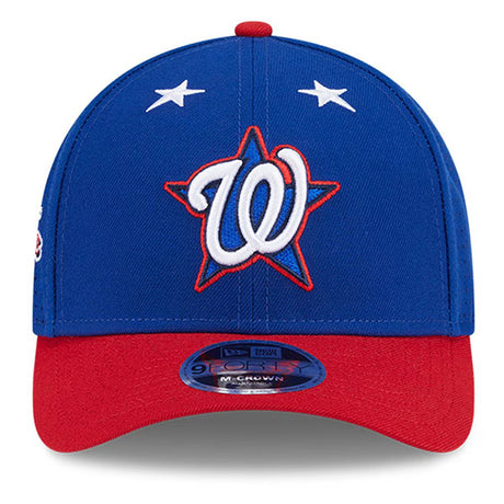 2025 MLB オールスターワークアウトモデル ニューエラ 9FORTY M-CROWN スナップバック ワシントン ナショナルズ 2025 MLB ALL-STAR GAME WORKOUT SNAPBACK CAP BLUE