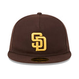 ニューエラ キャップ RC59FIFTY サンディエゴ パドレス MLB RETRO CROWN A-FRAME EASY FITTED CAP BROWN