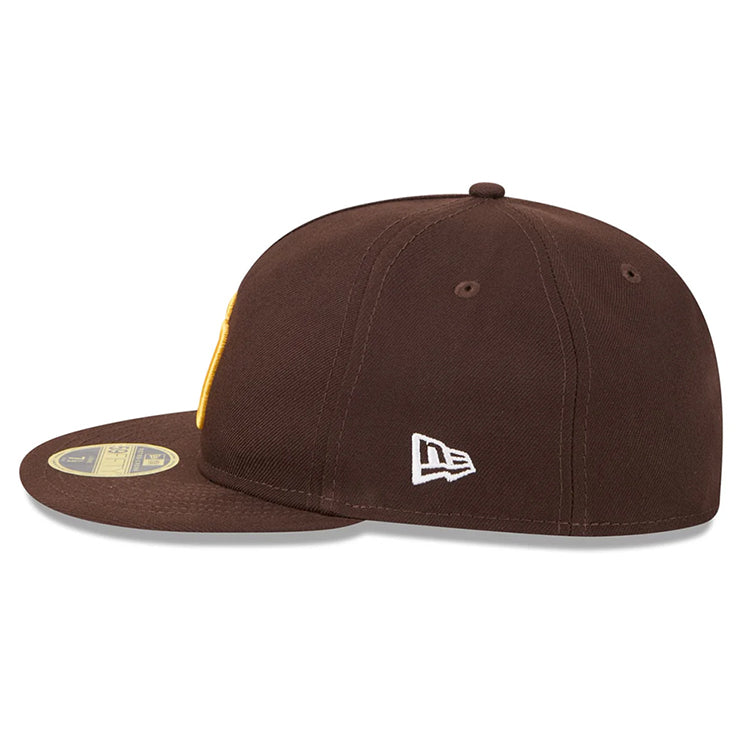 ニューエラ キャップ RC59FIFTY サンディエゴ パドレス MLB RETRO CROWN A-FRAME EASY FITTED CAP BROWN